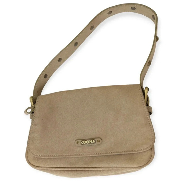 Y2K 2000s Tan Studded Mini Bag - Picture 1 of 12